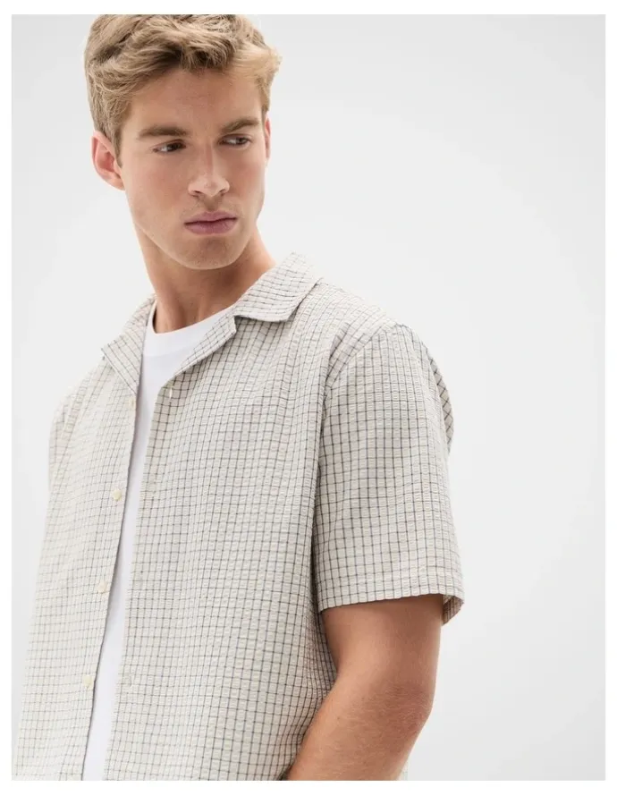 Unison Cairns Check Relaxed Fit Shirt