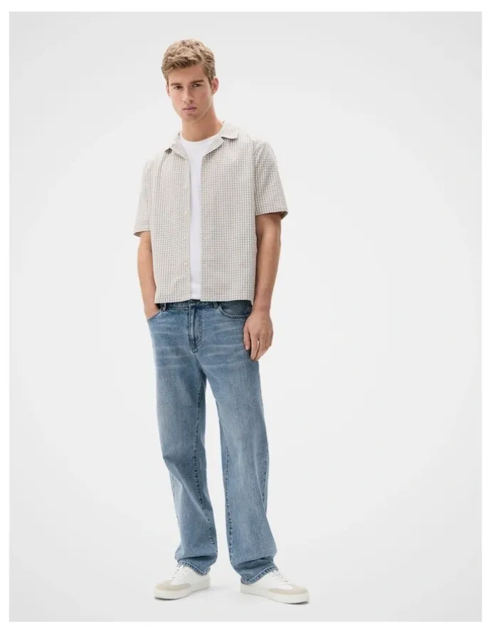 Unison Cairns Check Relaxed Fit Shirt