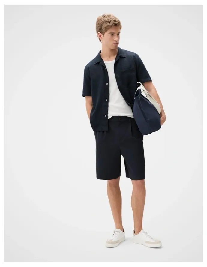 Unison Cayman Pleat Front Short