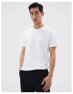 Unison Classic Crew Neck T Shirt in White