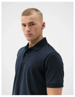 Unison Classic Jersey Polo in Navy