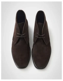Unison Dane Suede Boot in Brown