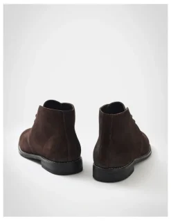 Unison Dane Suede Boot in Brown