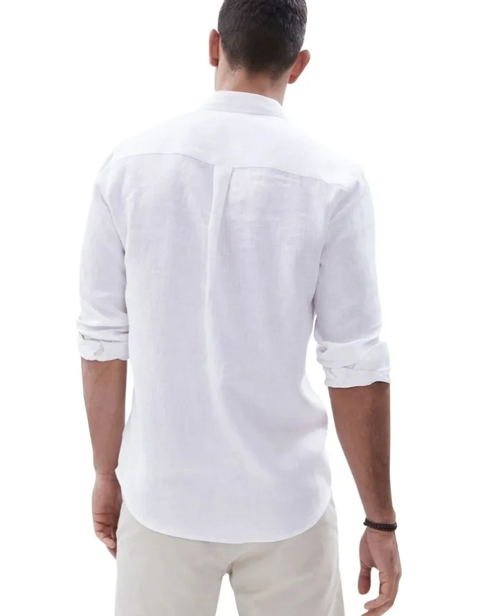 Unison Linen Regular Fit Shirt in White