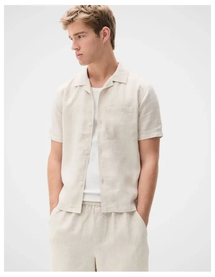 Unison Lorne Linen Relaxed Fit Shirt