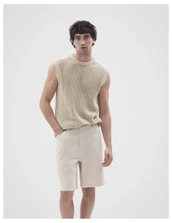 Unison Net Stitch Tank in Sand