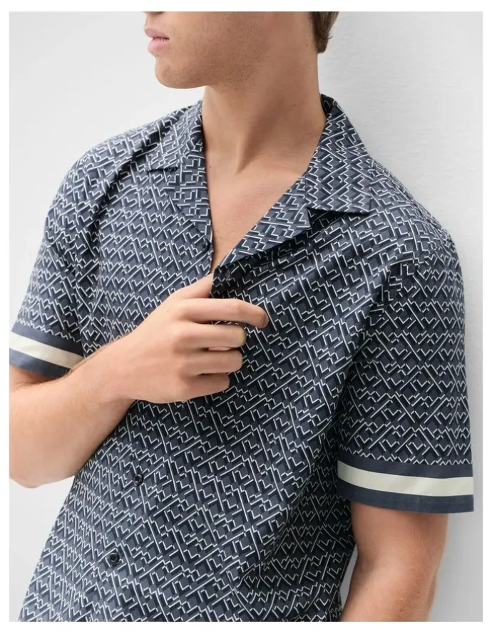 Unison Noosa Geo Relaxed Fit Shirt