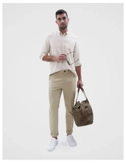 Unison Regular Chino Pant in Stone