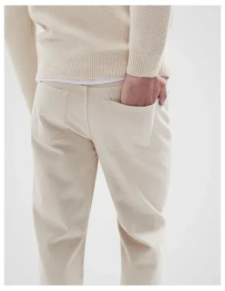 Unison Regular Straight Jeans in Beige