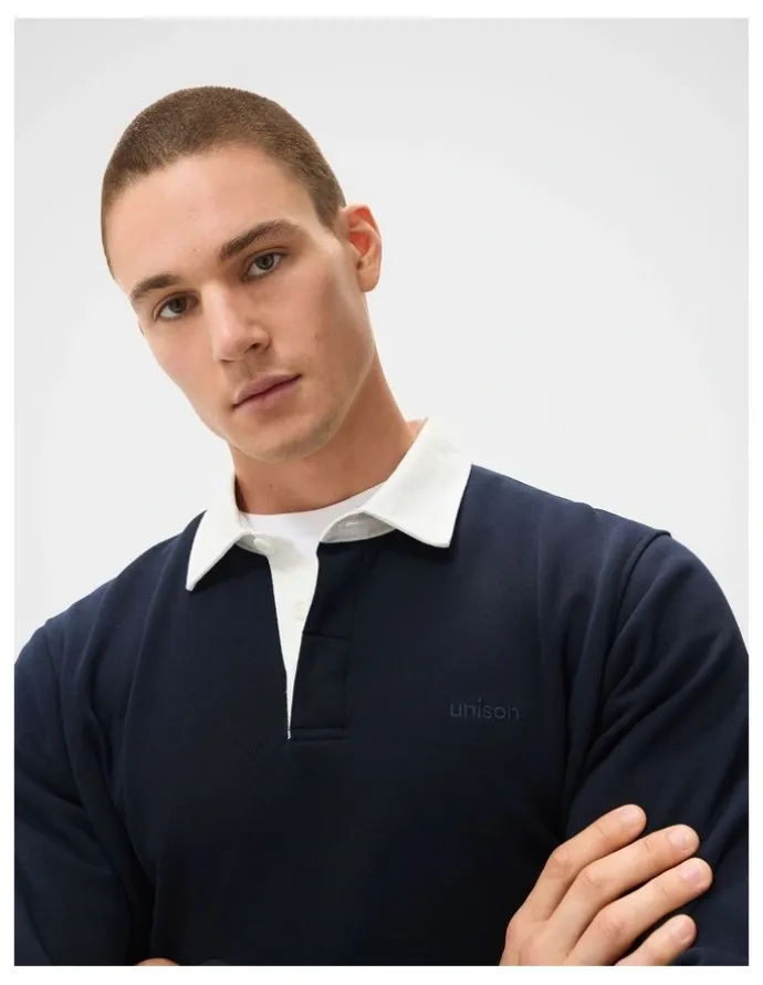 Unison Rugby Polo T-shirt in Blue