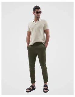 Unison Slim Chino Pant in Khaki