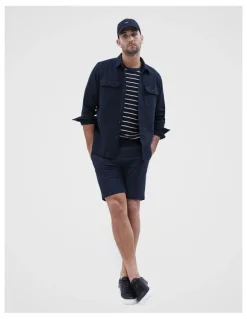 Unison Slim Chino Short in Navy