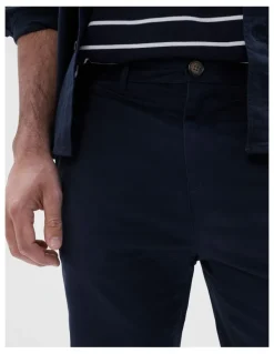 Unison Slim Chino Short in Navy