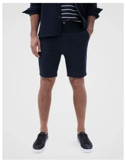 Unison Slim Chino Short in Navy