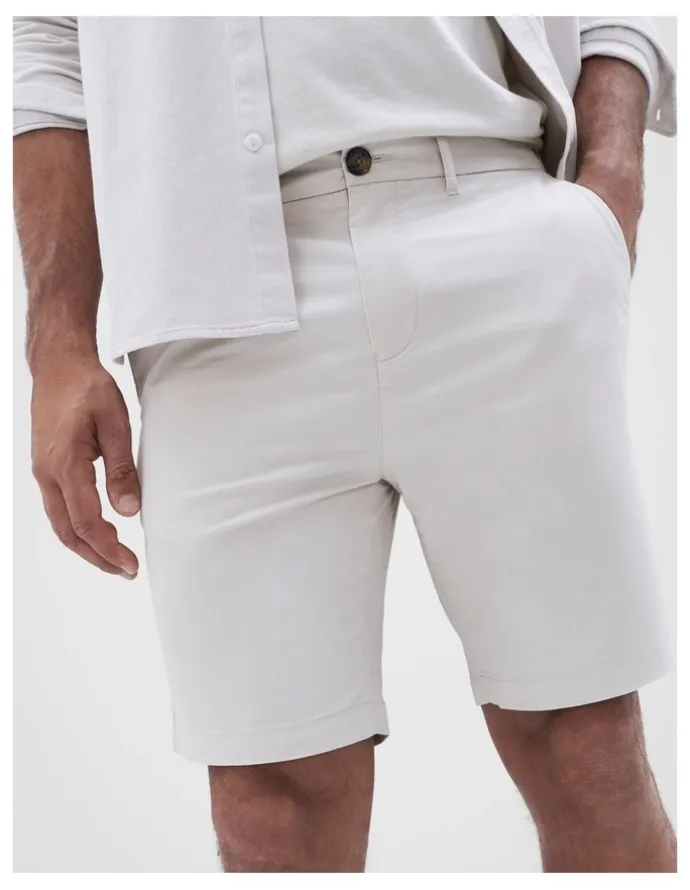 Unison Slim Chino Short in Sand