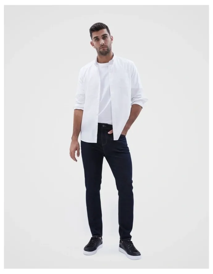 Unison Slim Tapered Jean in Dark Denim