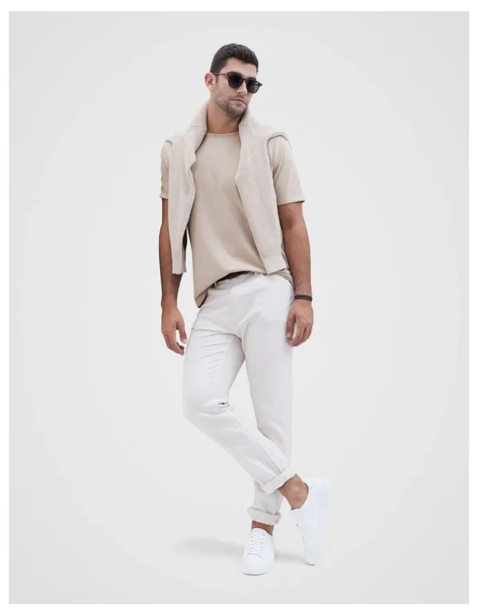 Unison Straight Leg Jean in Sand