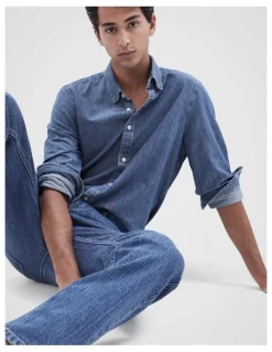 Unison Straight Leg Jeans in Dark Wash