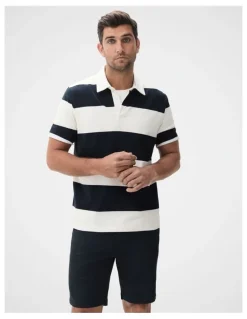 Unison Varsity Polo Shirt in Multi