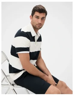 Unison Varsity Polo Shirt in Multi