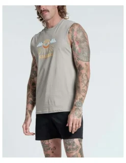 Vacancy Co All Seeing Eye Tank in Grey