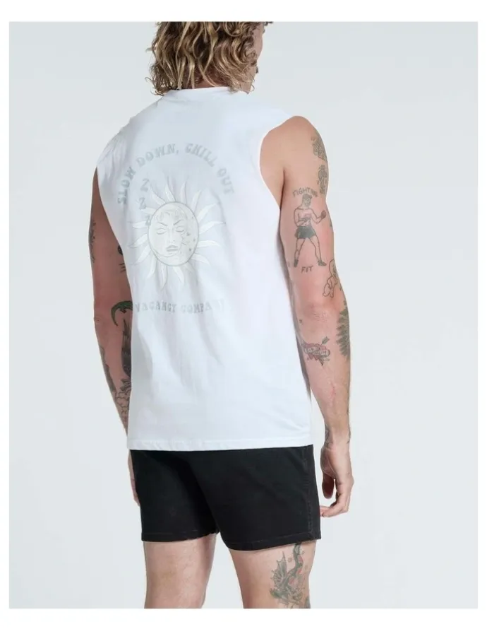 Vacancy Co Byron Tank in White