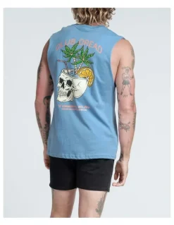 Vacancy Co Club Dread Tank in Dusty Blue