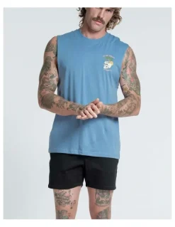 Vacancy Co Club Dread Tank in Dusty Blue