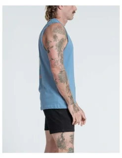 Vacancy Co Club Dread Tank in Dusty Blue