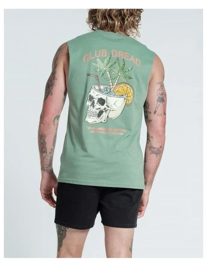 Vacancy Co Club Dread Tank in Sage