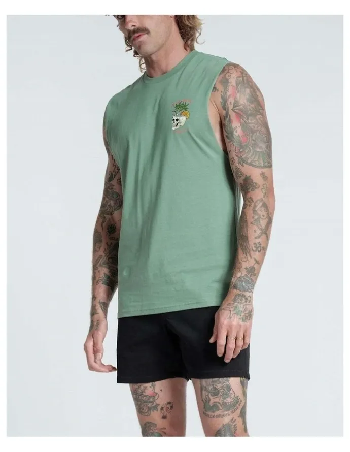 Vacancy Co Club Dread Tank in Sage