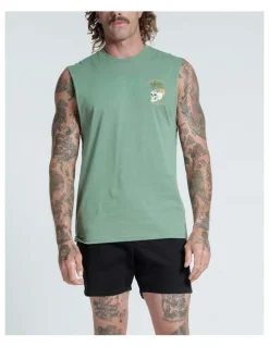 Vacancy Co Club Dread Tank in Sage