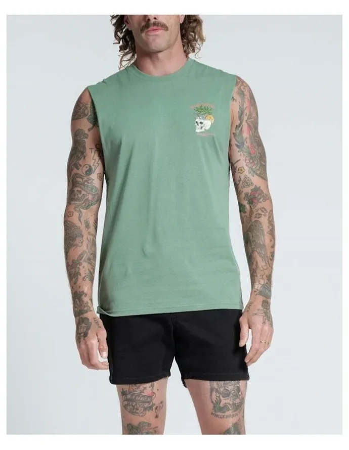 Vacancy Co Club Dread Tank in Sage