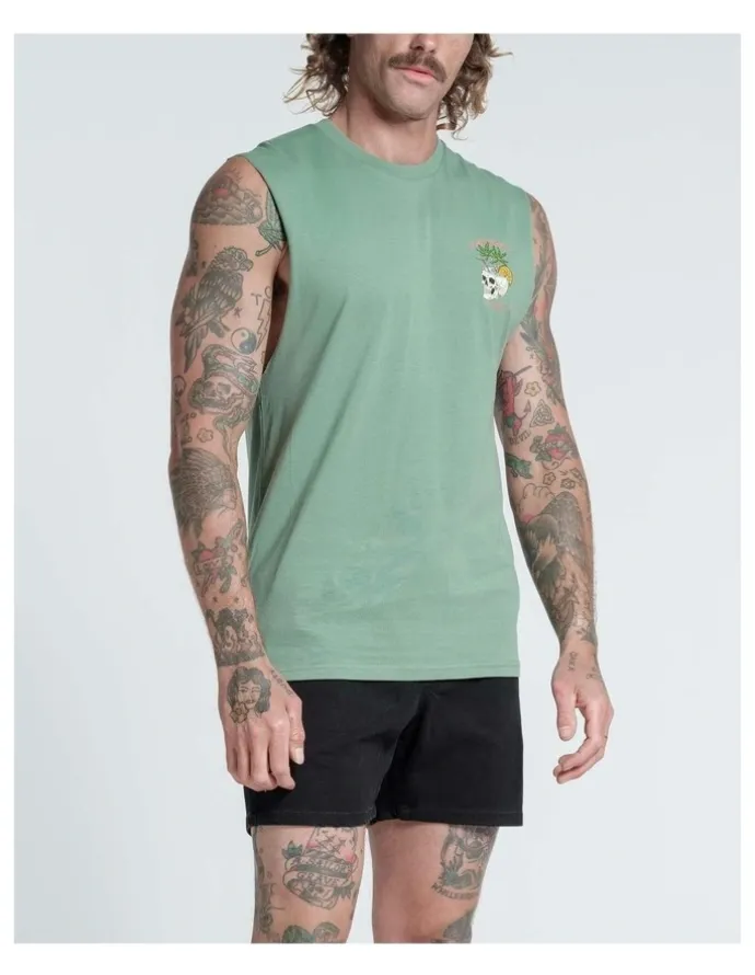 Vacancy Co Club Dread Tank in Sage