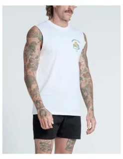 Vacancy Co Cooked Tank in White