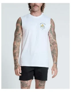 Vacancy Co Cooked Tank in White