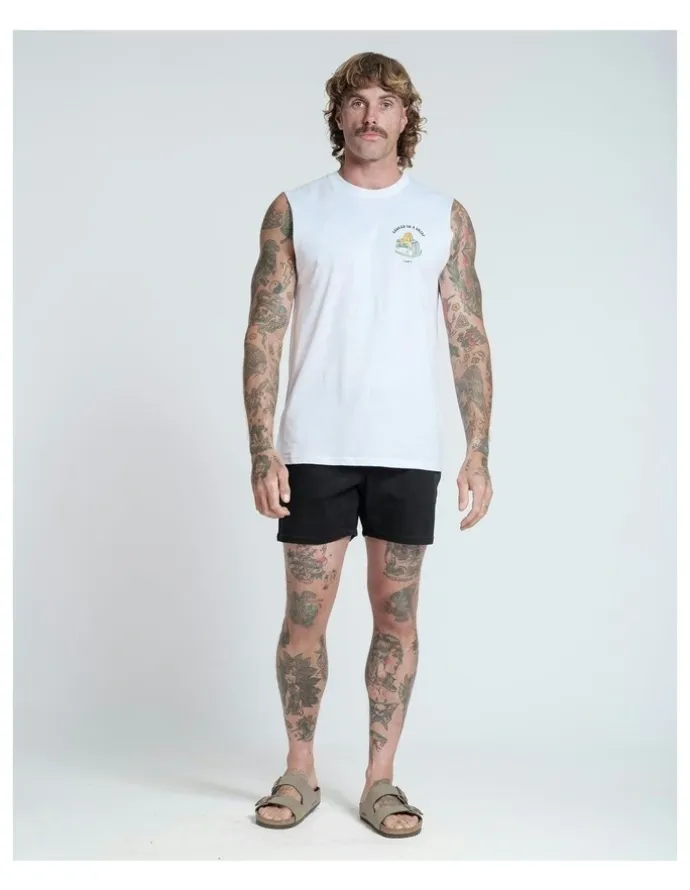 Vacancy Co Cooked Tank in White