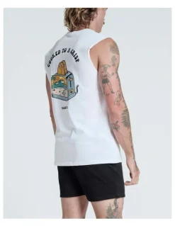 Vacancy Co Cooked Tank in White