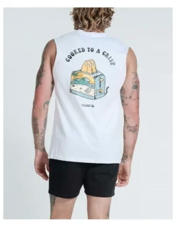 Vacancy Co Cooked Tank in White