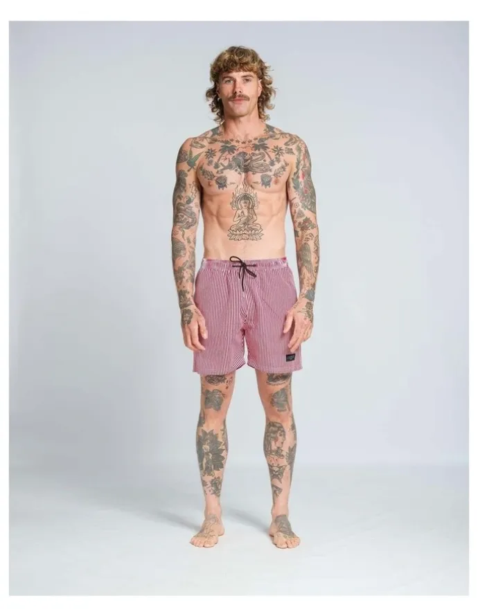 Vacancy Co Deck Swim Shorts in Multi