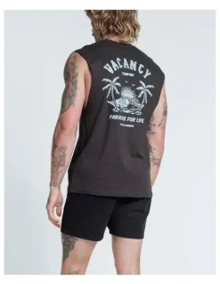 Vacancy Co Endless Summer Tank in Charcoal