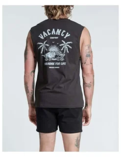 Vacancy Co Endless Summer Tank in Charcoal