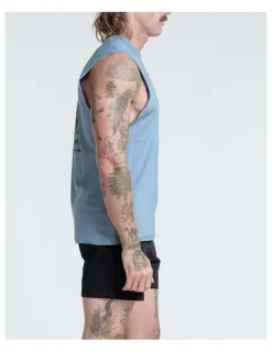 Vacancy Co Endless Summer Tank in Dusty Blue
