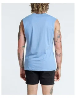 Vacancy Co Heartless Tank in Dusty Blue