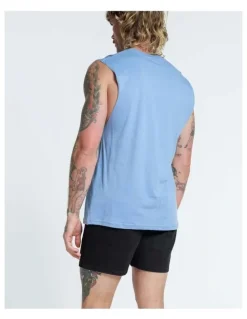 Vacancy Co Heartless Tank in Dusty Blue