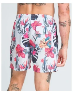 Vacancy Co Hibiscus Swim Shorts in Assorted