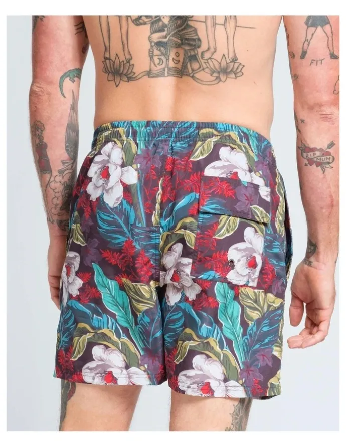 Vacancy Co Jungle Swim Short in Assorted