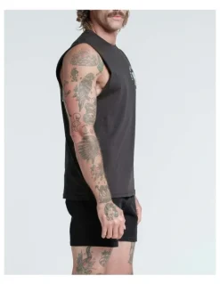 Vacancy Co Life on the Rocks Tank in Charcoal