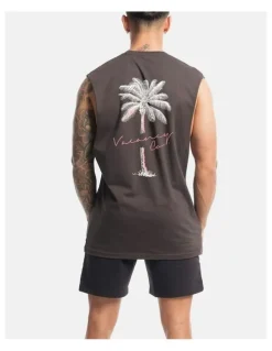 Vacancy Co Tropical Tank in Charcoal