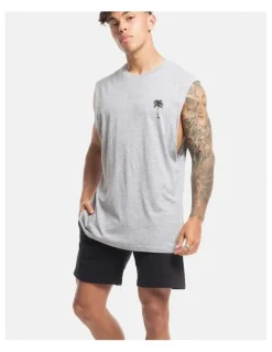 Vacancy Co Tropical Tank in Grey Marle
